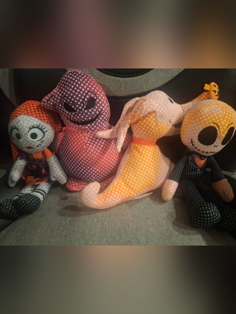 Disney Nightmare Before Christmas Plush Set Of 4